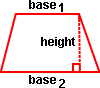how to find the area of a trapezoid